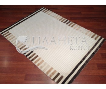 Шерстяной ковер Lalee Taj Mahal 106 white-brown - высокое качество по лучшей цене в Украине